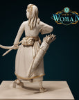 Human Ranger, Hrefna Ulfsdottir - 3d Printed Miniature by DND Is A Woman