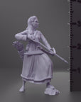 Human Ranger, Hrefna Ulfsdottir - 3d Printed Miniature by DND Is A Woman