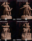 Astrar (Sky Dwarf) Ranger - 3d Printed Miniature Sculpted by Sordane Publishing