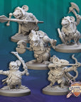 Mouse Marauders - Brambleheart - 3d Printed Miniature sculpted by Kraken Games Lab