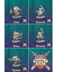 Mouse Marauders - Brambleheart - 3d Printed Miniature sculpted by Kraken Games Lab