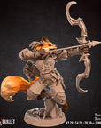 Foxfolk Ranger - 3d Printed Miniature sculpted by Bite the Bullet