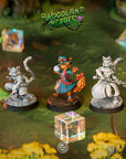 Catfolk Defenders - Woodland Heroes - 3d Printed Miniature Sculpted by Cast N Play