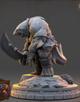 Olveth Tidewound - The Selachians of the Undertow (Sharkfolk) - 3d Printed Miniature sculpted by Daybreak Miniatures