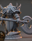 Skrenn Blacktusk - The Covenant of Blackthorn (Boarfolk) - 3d Printed Miniature sculpted by Daybreak Miniatures