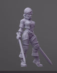 Daena- Order of the Iron Lily - 3d Printed Miniature Sculpted by RN Estudio