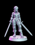 Daena- Order of the Iron Lily - 3d Printed Miniature Sculpted by RN Estudio