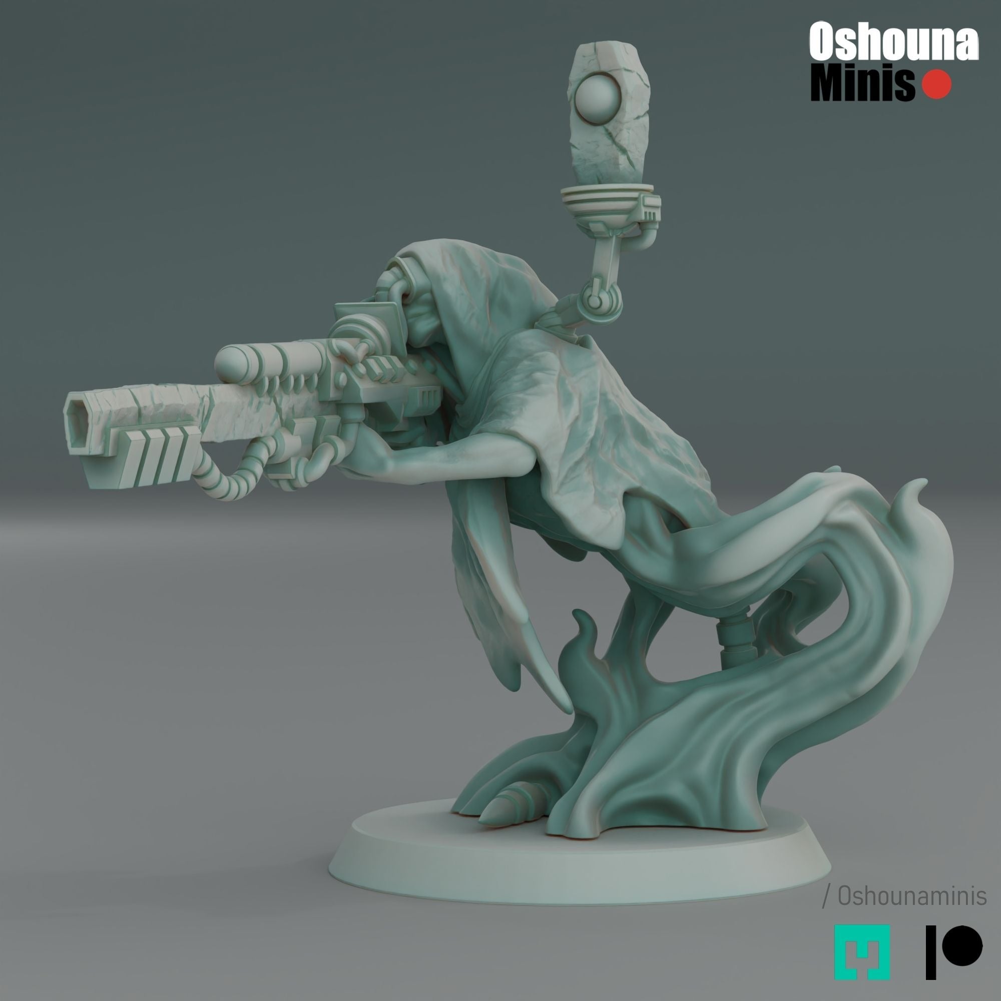 Doomed Empire Snipers - 3d Printed Miniature by OshounaMinis