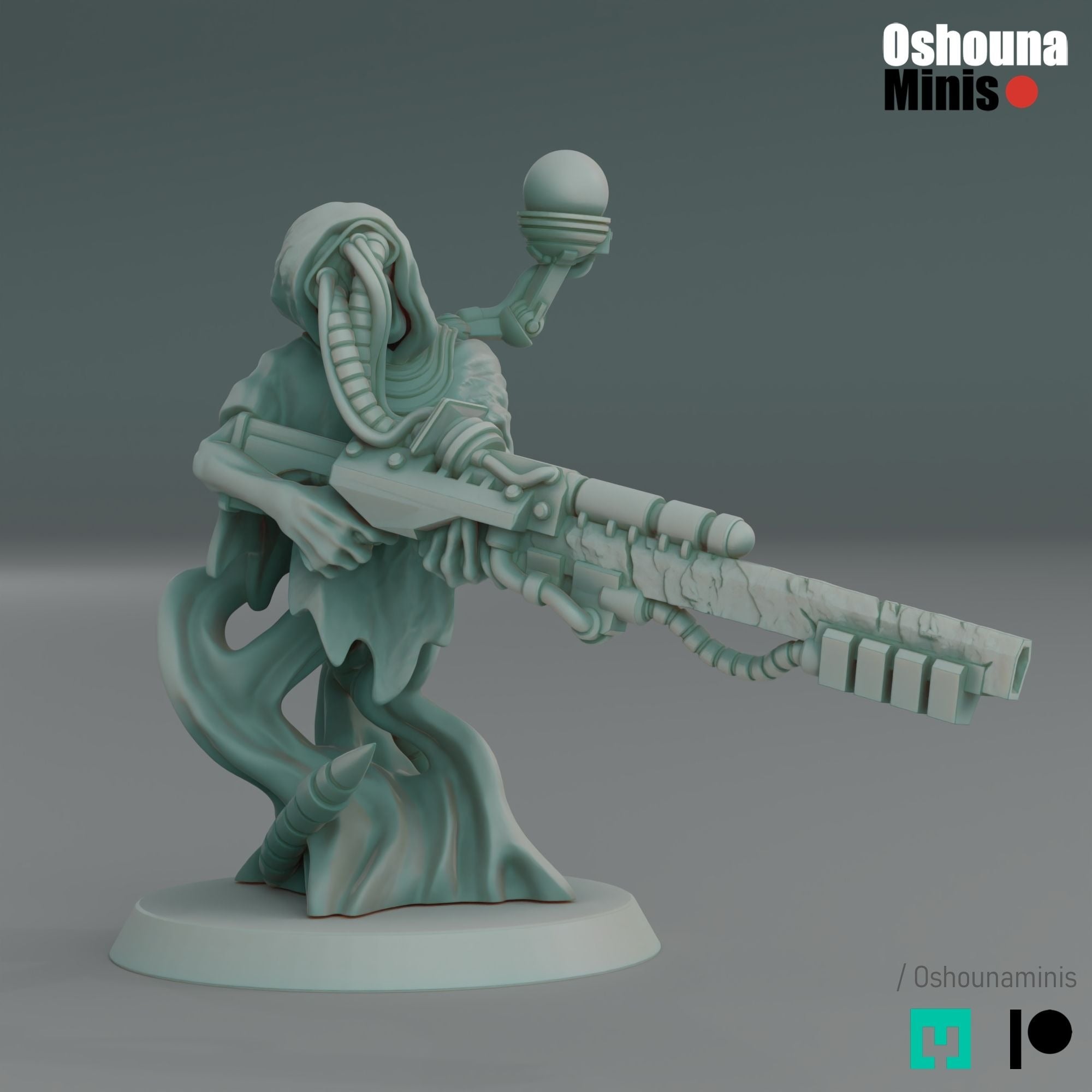 Doomed Empire Snipers - 3d Printed Miniature by OshounaMinis