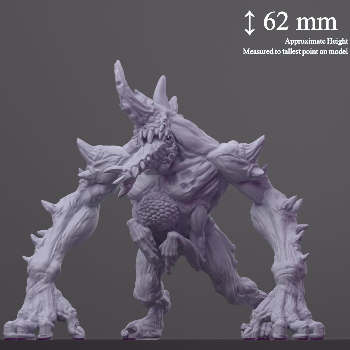 Gnoph-Keh - The Wondering Desert - 3d Printed Miniature Sculpted by Printed Obsession