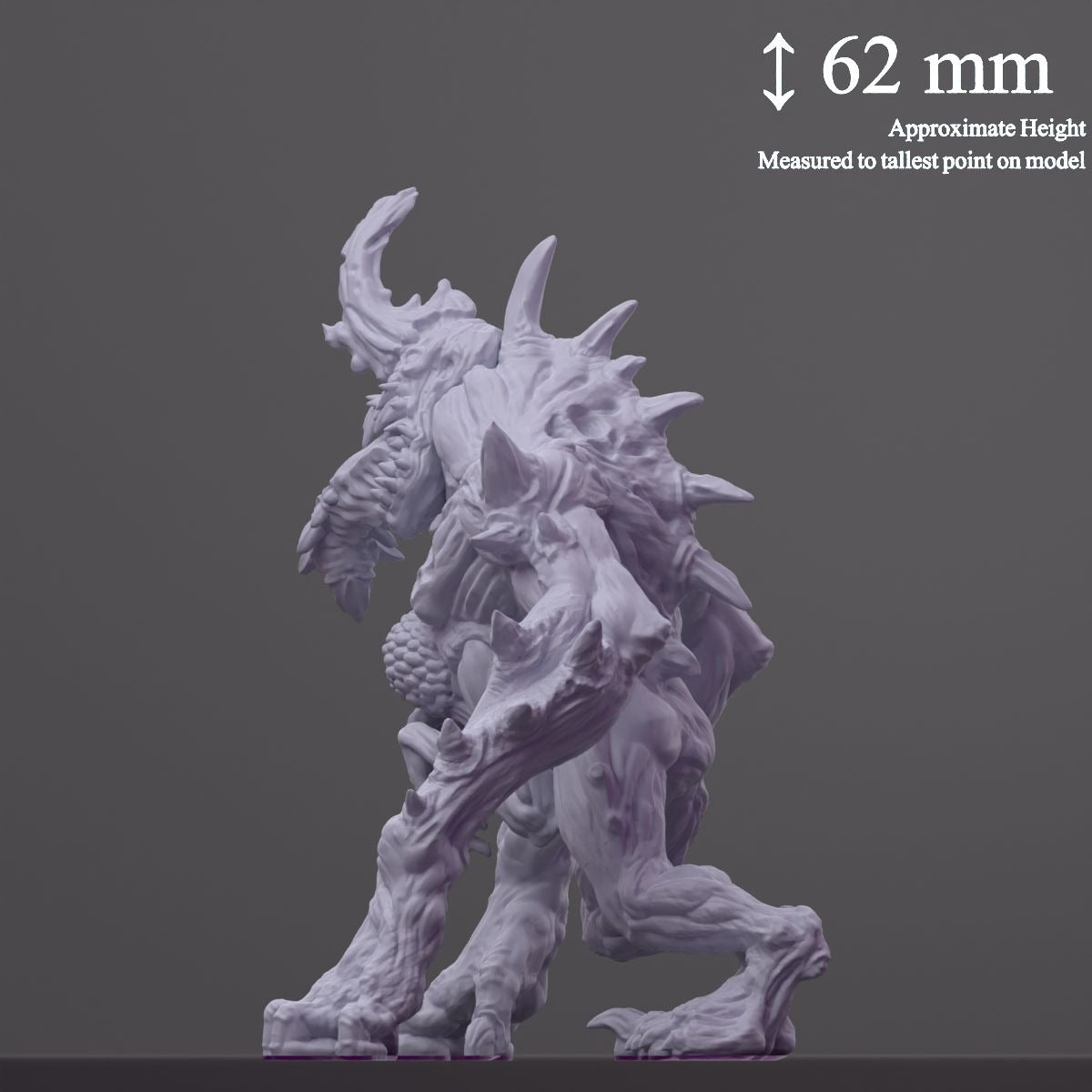 Gnoph-Keh - The Wondering Desert - 3d Printed Miniature Sculpted by Printed Obsession