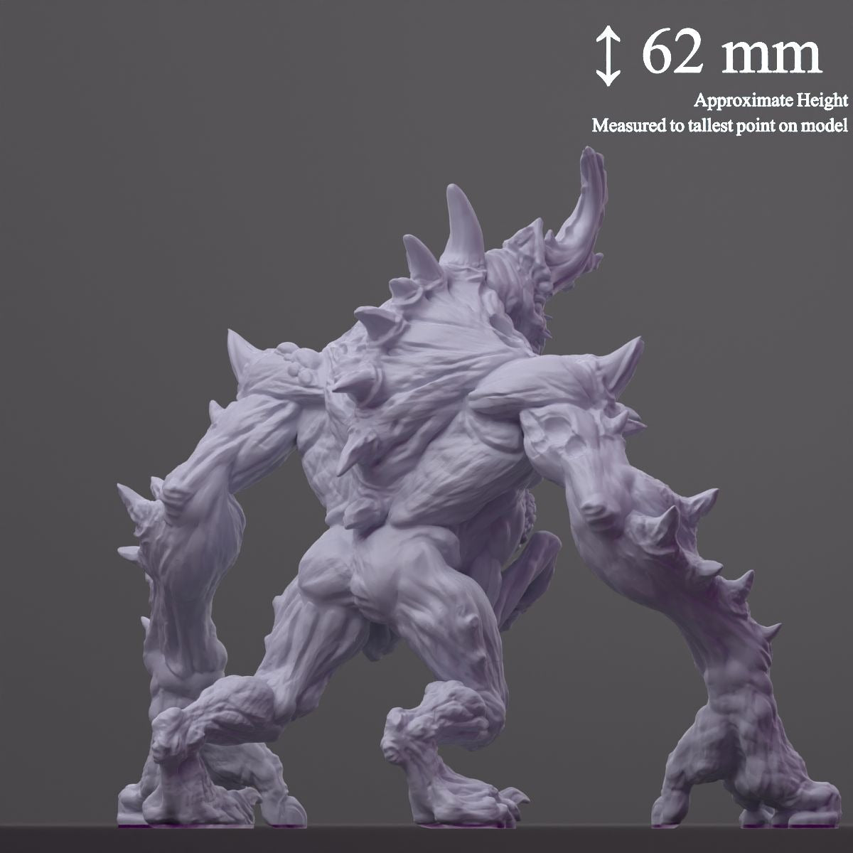 Gnoph-Keh - The Wondering Desert - 3d Printed Miniature Sculpted by Printed Obsession