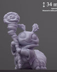 The Wizard - Curious Critters of Whimsy Isle - 3d Printed Miniature Sculpted by Velrock Art Miniatures