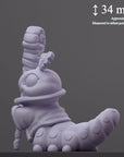 The Wizard - Curious Critters of Whimsy Isle - 3d Printed Miniature Sculpted by Velrock Art Miniatures