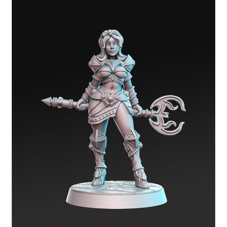 Emerald - Order of the Iron Lily - 3d Printed Miniature Sculpted by RN Estudio