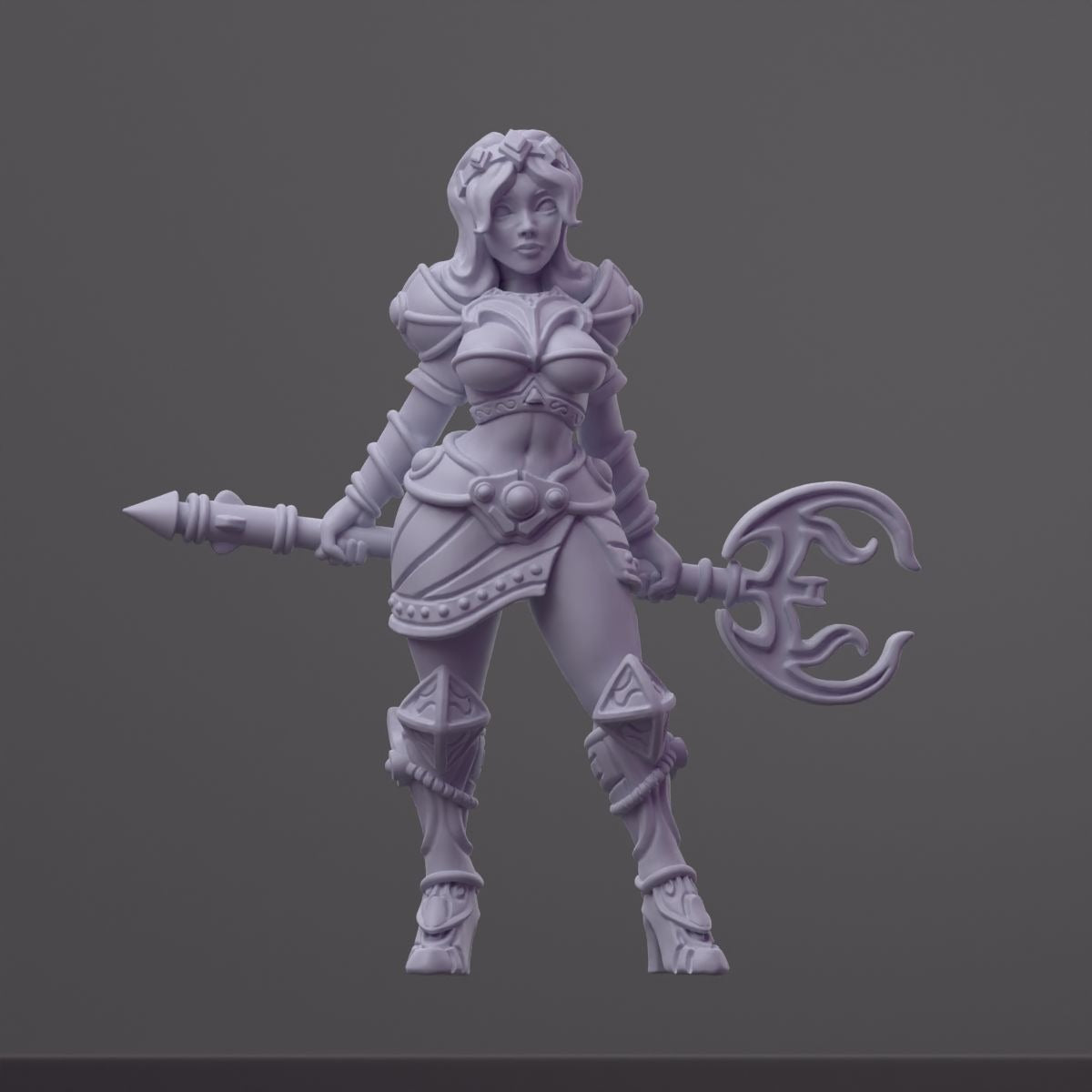 Emerald - Order of the Iron Lily - 3d Printed Miniature Sculpted by RN Estudio
