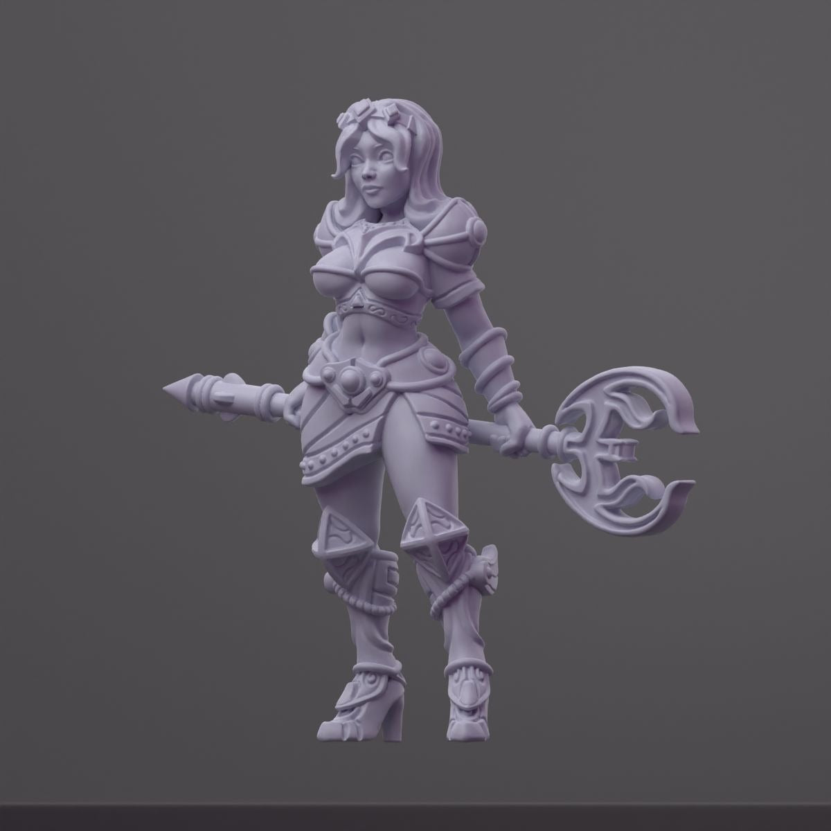 Emerald - Order of the Iron Lily - 3d Printed Miniature Sculpted by RN Estudio