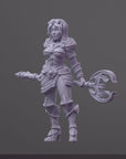 Emerald - Order of the Iron Lily - 3d Printed Miniature Sculpted by RN Estudio