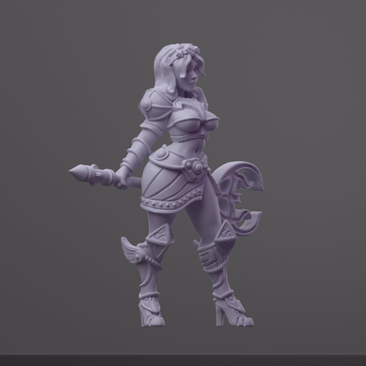 Emerald - Order of the Iron Lily - 3d Printed Miniature Sculpted by RN Estudio