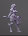 Emerald - Order of the Iron Lily - 3d Printed Miniature Sculpted by RN Estudio