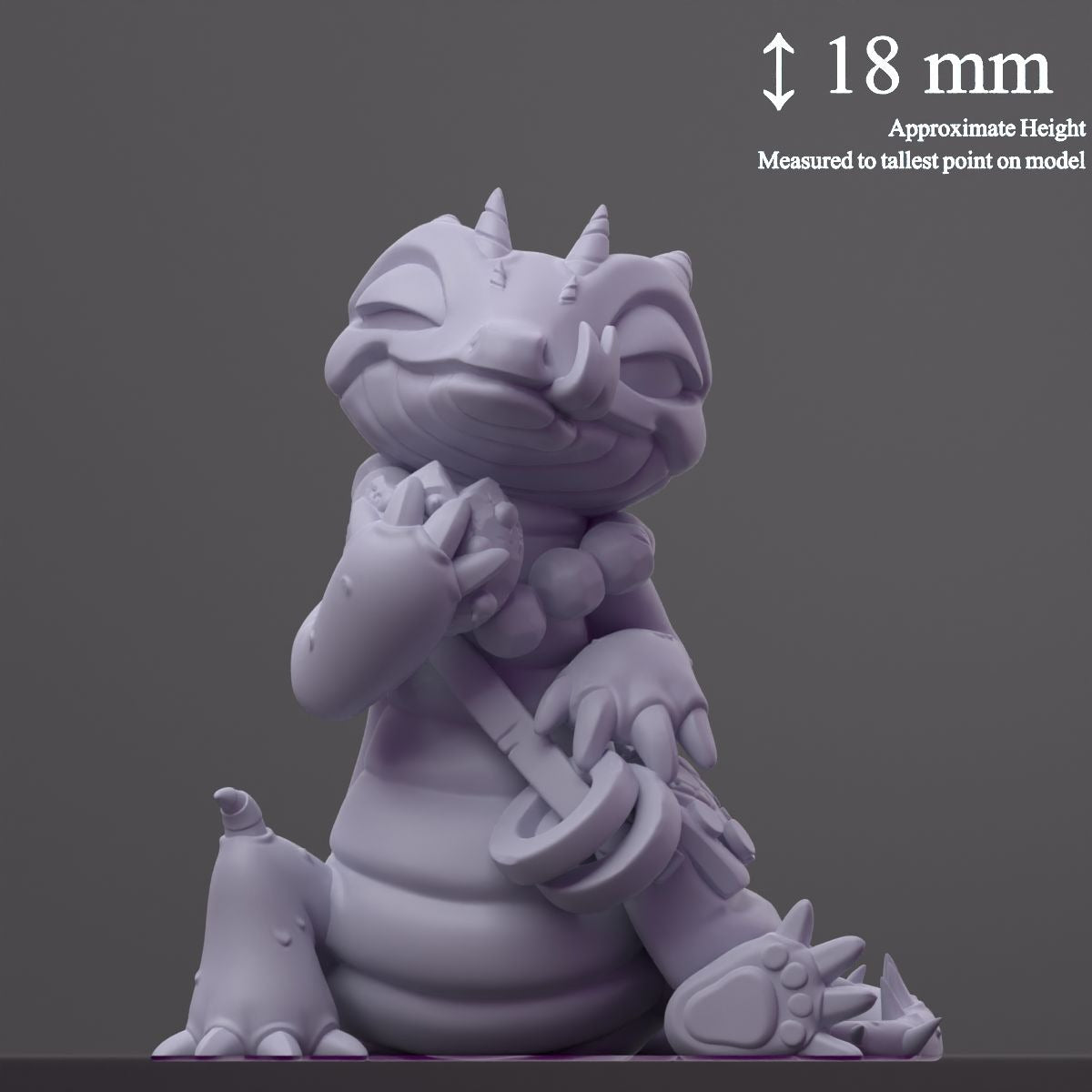 Shockzard (Shocker Lizard) - Fantastic Creatures - 3d Printed Miniature Sculpted by Cast N Play