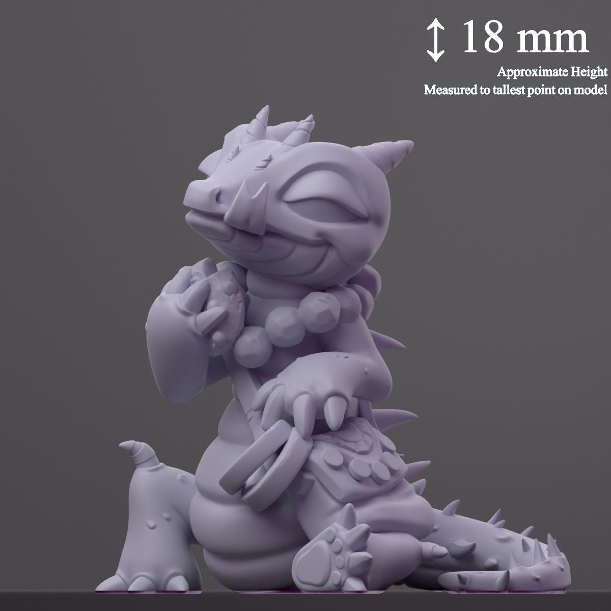 Shockzard (Shocker Lizard) - Fantastic Creatures - 3d Printed Miniature Sculpted by Cast N Play