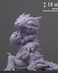Shockzard (Shocker Lizard) - Fantastic Creatures - 3d Printed Miniature Sculpted by Cast N Play