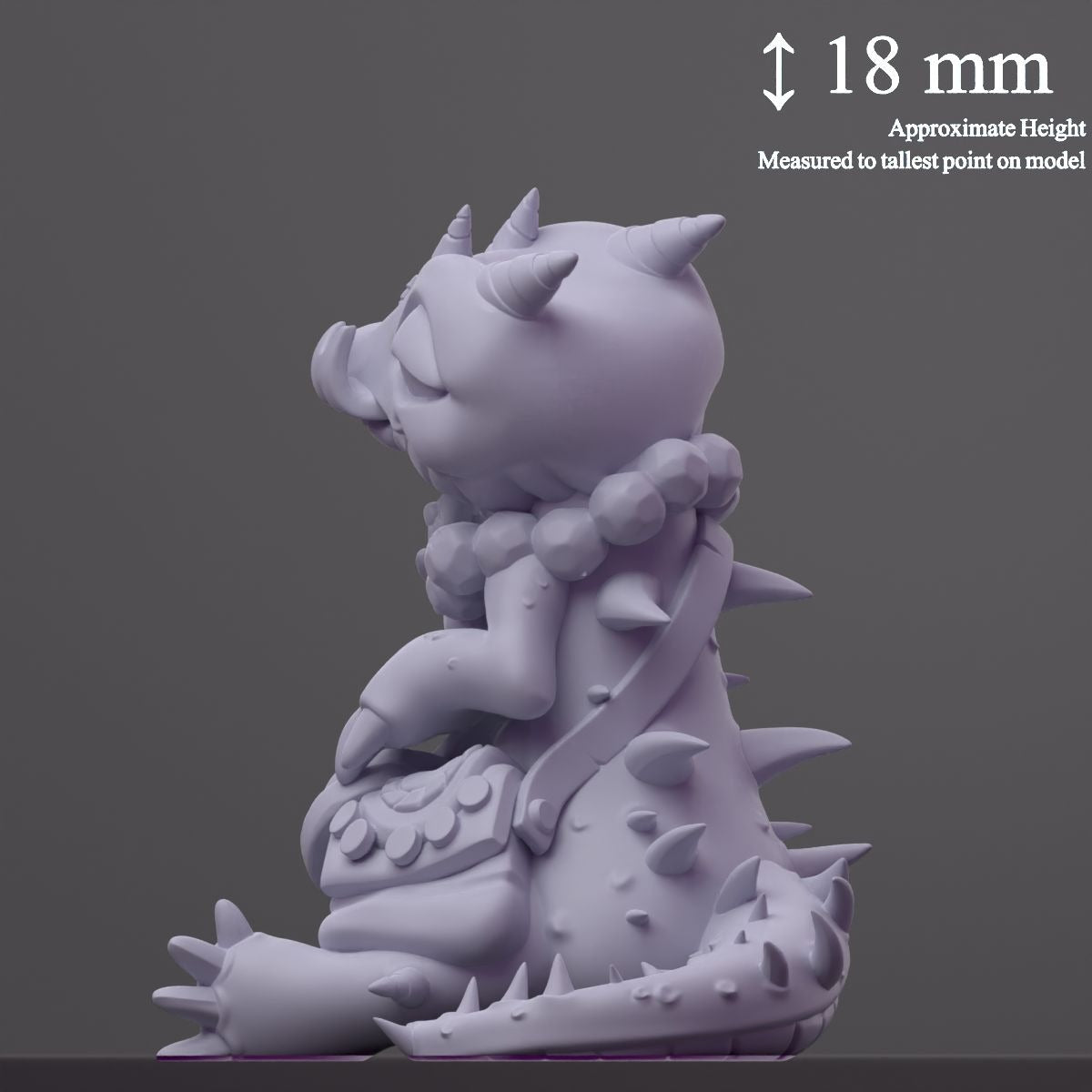Shockzard (Shocker Lizard) - Fantastic Creatures - 3d Printed Miniature Sculpted by Cast N Play
