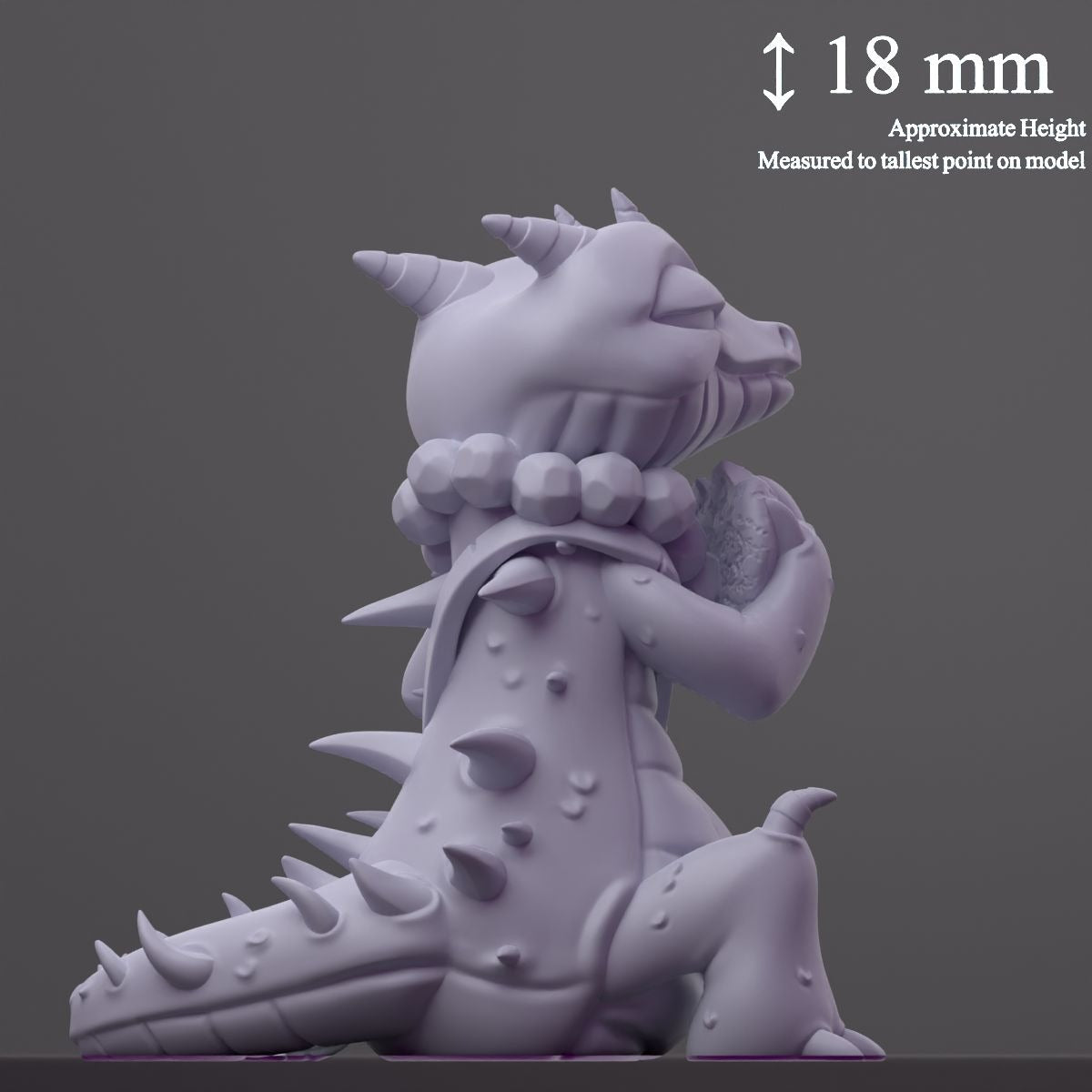 Shockzard (Shocker Lizard) - Fantastic Creatures - 3d Printed Miniature Sculpted by Cast N Play