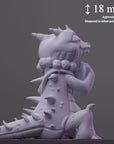 Shockzard (Shocker Lizard) - Fantastic Creatures - 3d Printed Miniature Sculpted by Cast N Play