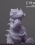 Shockzard (Shocker Lizard) - Fantastic Creatures - 3d Printed Miniature Sculpted by Cast N Play