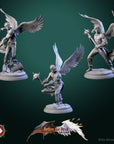 Angel Soldiers - Better the Devil You Know - 3d Printed Miniature Sculpted by White Werewolf Tavern