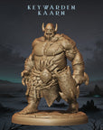 Keywarden Kaarn - Harbingers of Chaos - 3d Printed Miniature Sculpted by Monolith Arts