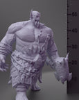 Keywarden Kaarn - Harbingers of Chaos - 3d Printed Miniature Sculpted by Monolith Arts