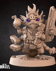 Furblin Mechanic - Bullet Galaxy - 3d Printed Miniature sculpted by Bite the Bullet