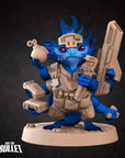 Furblin Mechanic - Bullet Galaxy - 3d Printed Miniature sculpted by Bite the Bullet