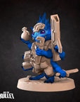 Furblin Mechanic - Bullet Galaxy - 3d Printed Miniature sculpted by Bite the Bullet