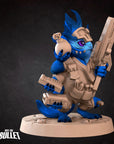 Furblin Mechanic - Bullet Galaxy - 3d Printed Miniature sculpted by Bite the Bullet