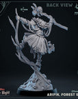 Arifik, Forest Sage - Snow Blight - 3d Printed Miniature Sculpted by Mammoth Factory