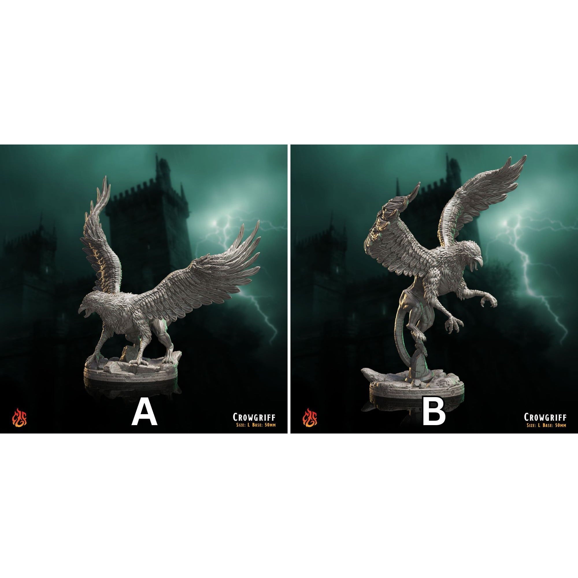 CrowGriff - The Mad Alchemist - 3d Printed Miniature Sculpted by Crippled God Foundry