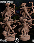 Florasarii (Flowerfolk) Ranger - 3d Printed Miniature Sculpted by Sordane Publishing