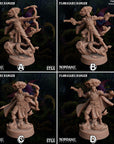 Florasarii (Flowerfolk) Ranger - 3d Printed Miniature Sculpted by Sordane Publishing