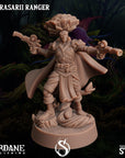Florasarii (Flowerfolk) Ranger - 3d Printed Miniature Sculpted by Sordane Publishing
