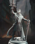 Vicar Atticus, the Priest Knight - 3d Printed Miniature Sculpted by DM Stash