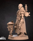Half-Orc Inventory (with Robot) - Iconic Heroes - 3d Printed Miniature sculpted by Bite the Bullet