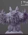 Madgebear Shaman - Brambleheart - 3d Printed Miniature sculpted by Kraken Games Lab