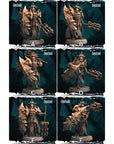 Sentinels - Army of Darkness: Dark Elves - 3d Printed Miniature Sculpted by Monolith Arts