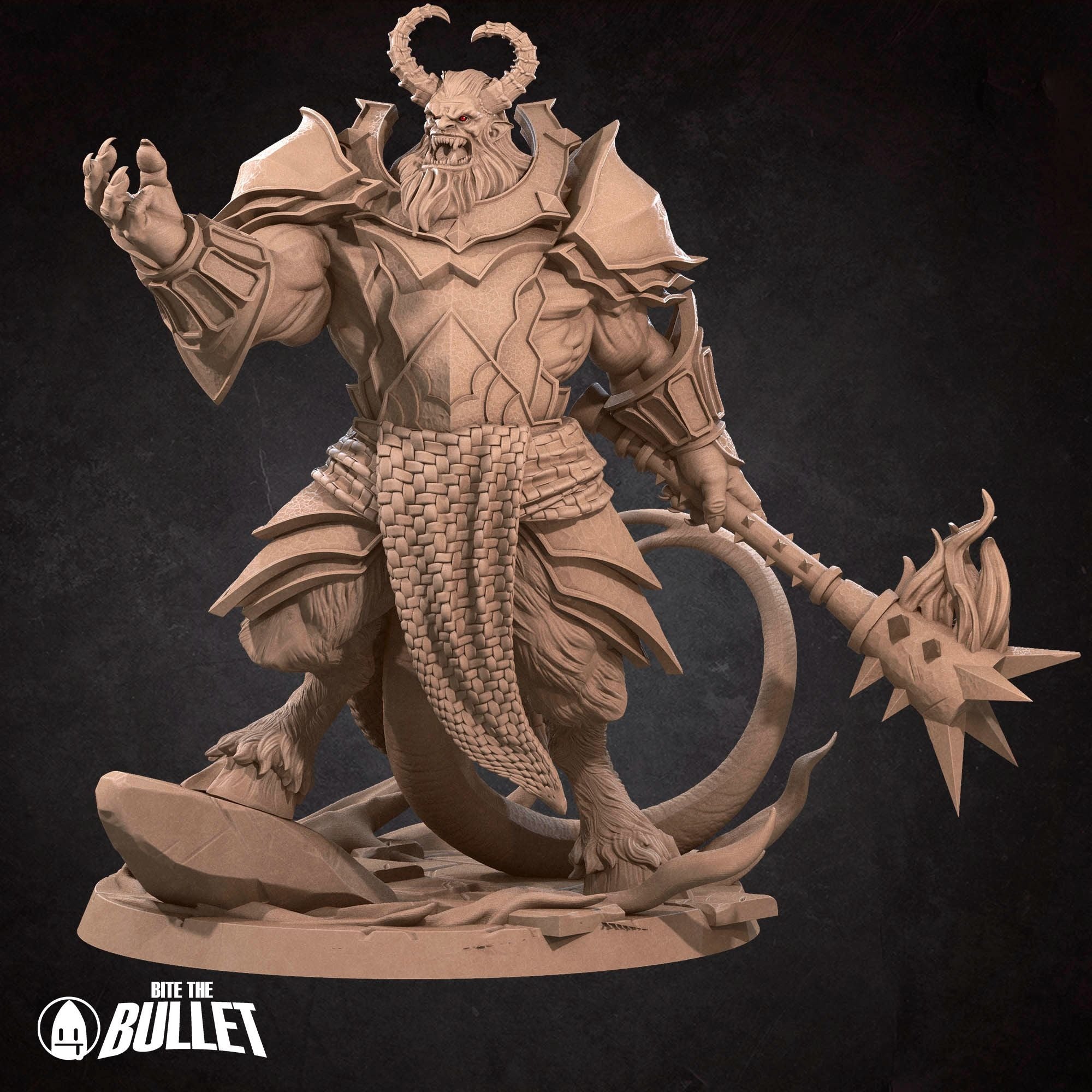 Fire Hellion - Iconic Monsters - 3d Printed Miniature sculpted by Bite the Bullet