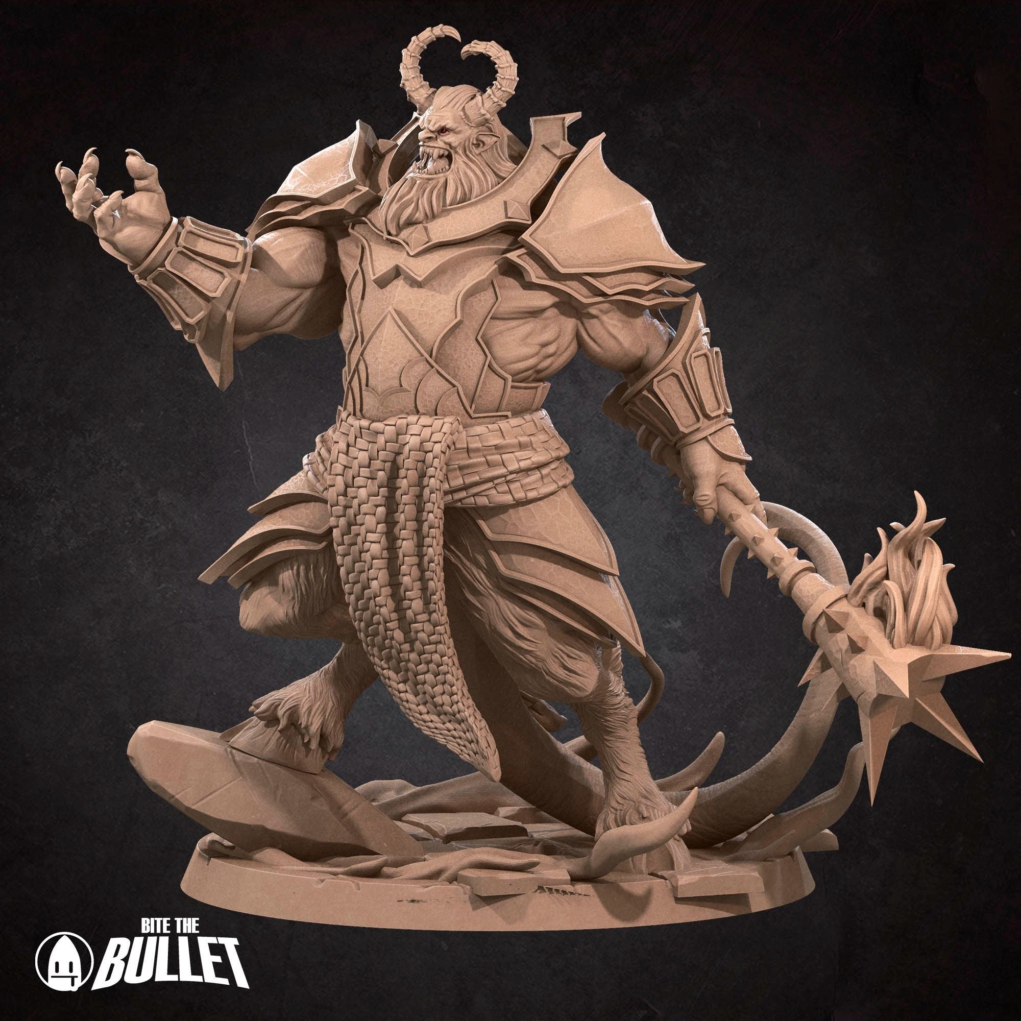 Fire Hellion - Iconic Monsters - 3d Printed Miniature sculpted by Bite the Bullet