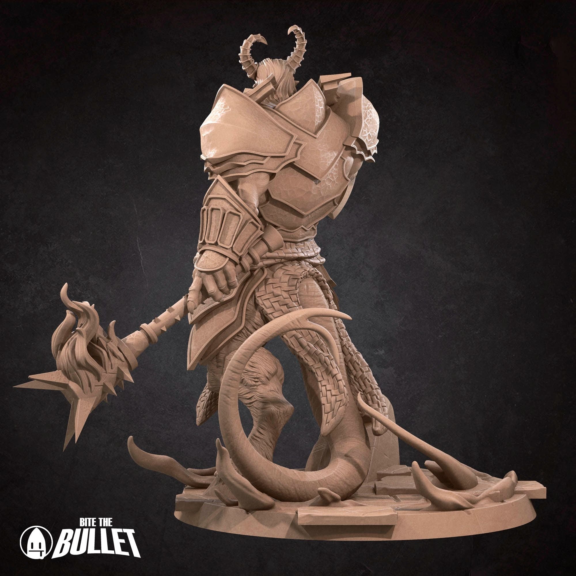 Fire Hellion - Iconic Monsters - 3d Printed Miniature sculpted by Bite the Bullet